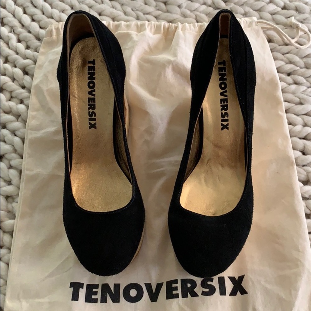 Unique Wooden Platform Shoes